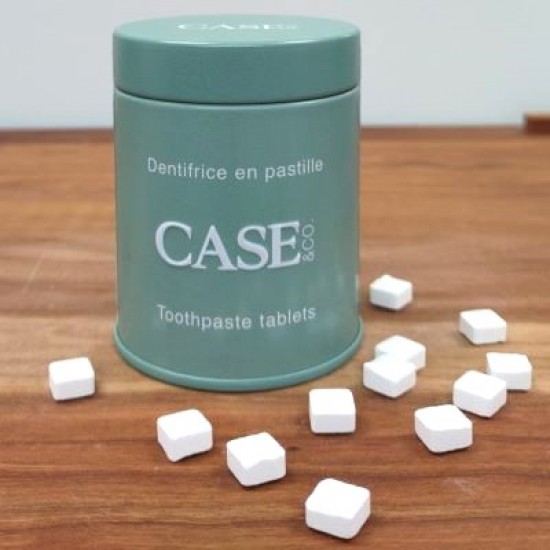 Case & Co - Dentrifrice en pastilles 160 - Menthe & Thé des Bois